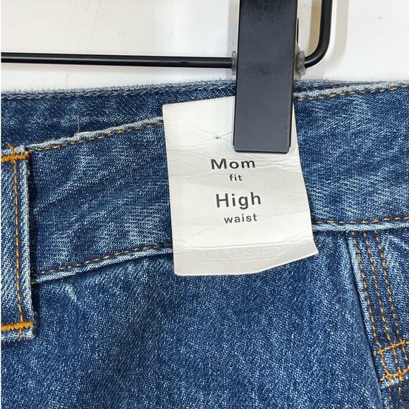NEW CLOSED Pedal Pusher Historic Indigo Mom Fit Jeans Size 44 (27) High Waist - Picture 8 of 11